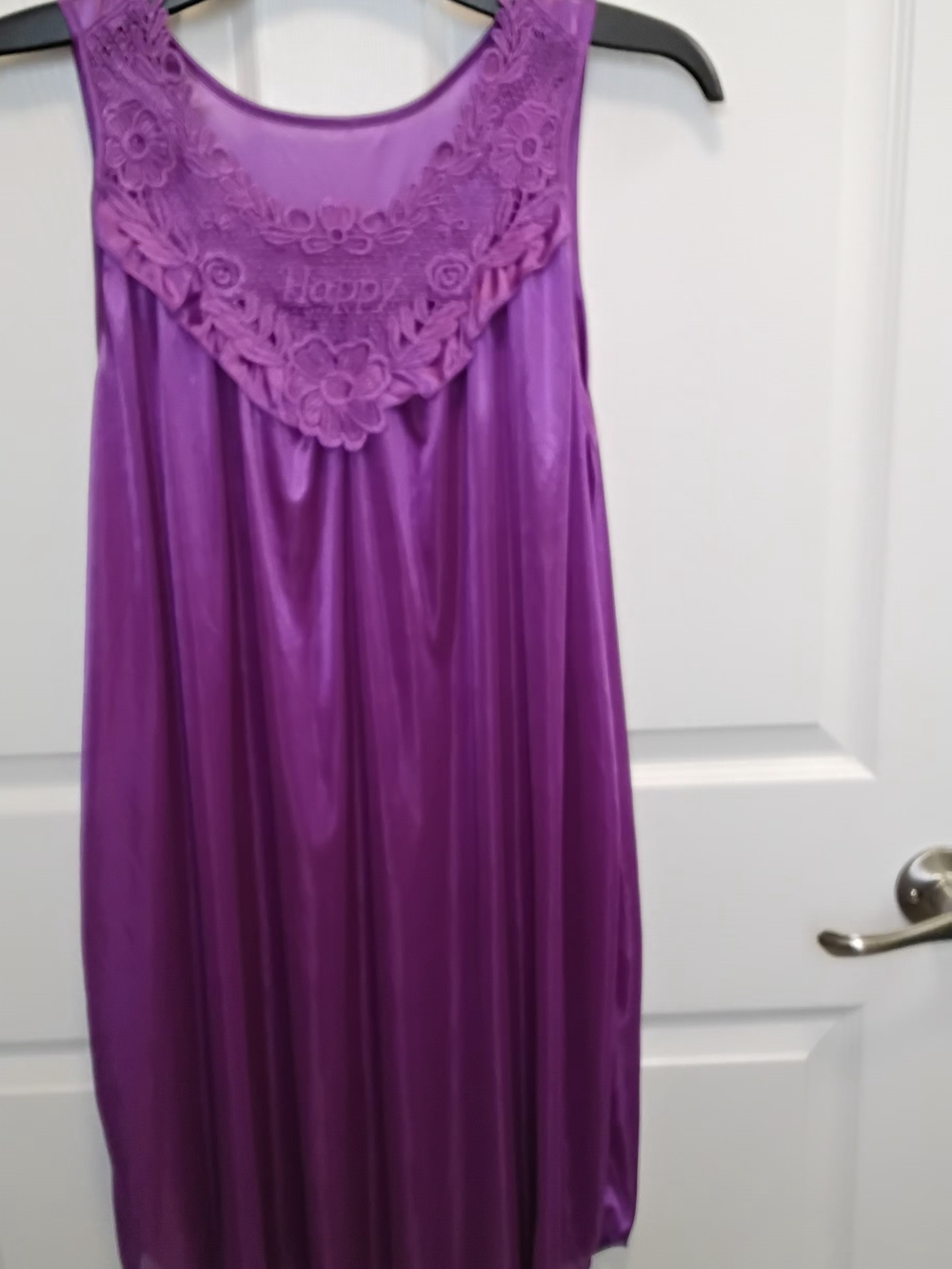 Purpleβ Elegant Happy Chemise with Embroidered Yok P